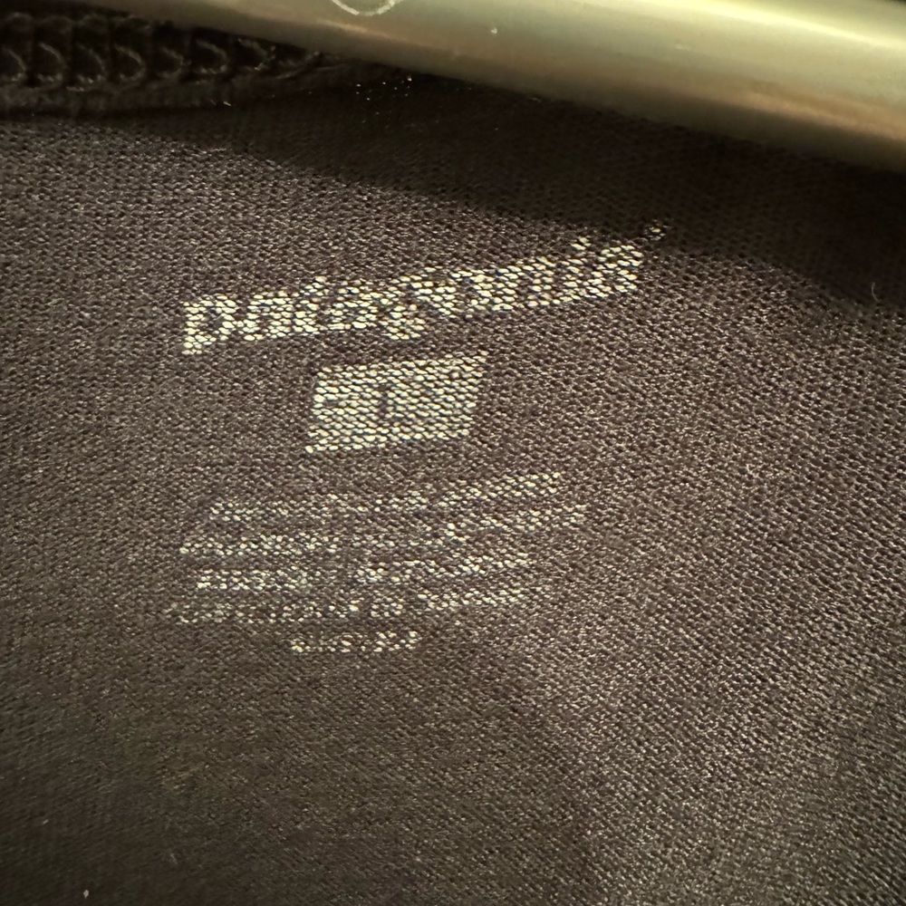 Patagonia Black Sleeveless 92% Nylon/8% Spandex Midi Casual Dress Size Large - Picture 3 of 5